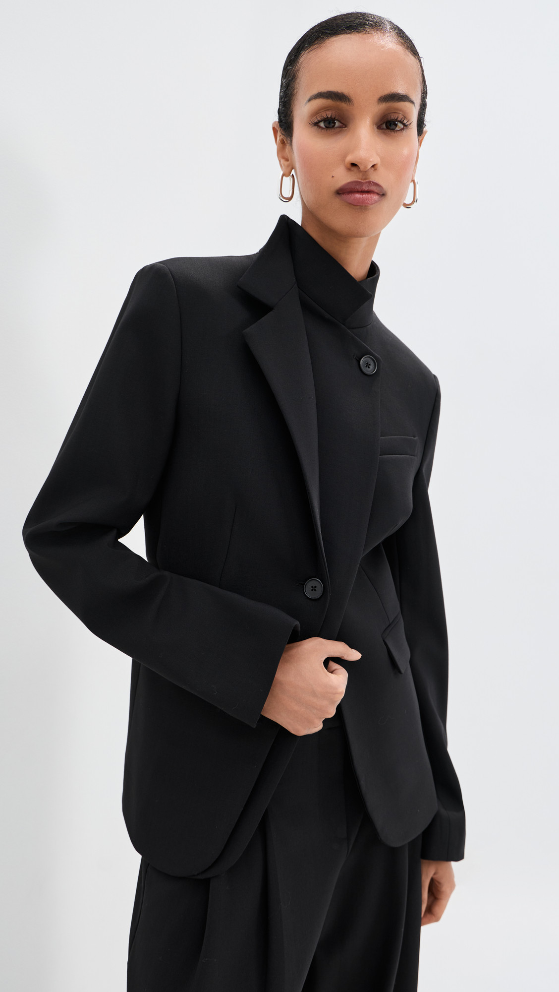 TWP The Double Take Blazer Black M | Shopbop