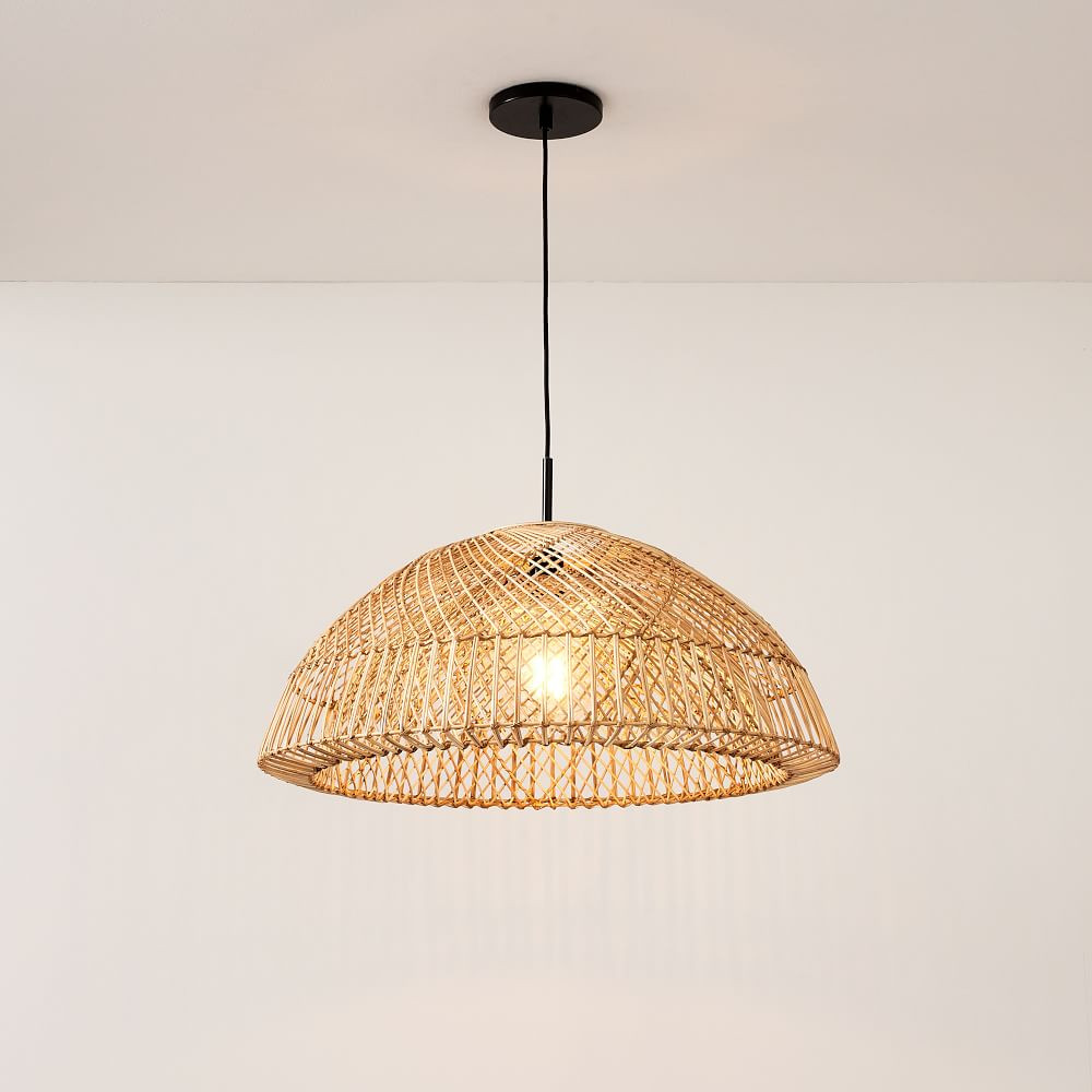 Wicker Dome Pendant | West Elm (US)