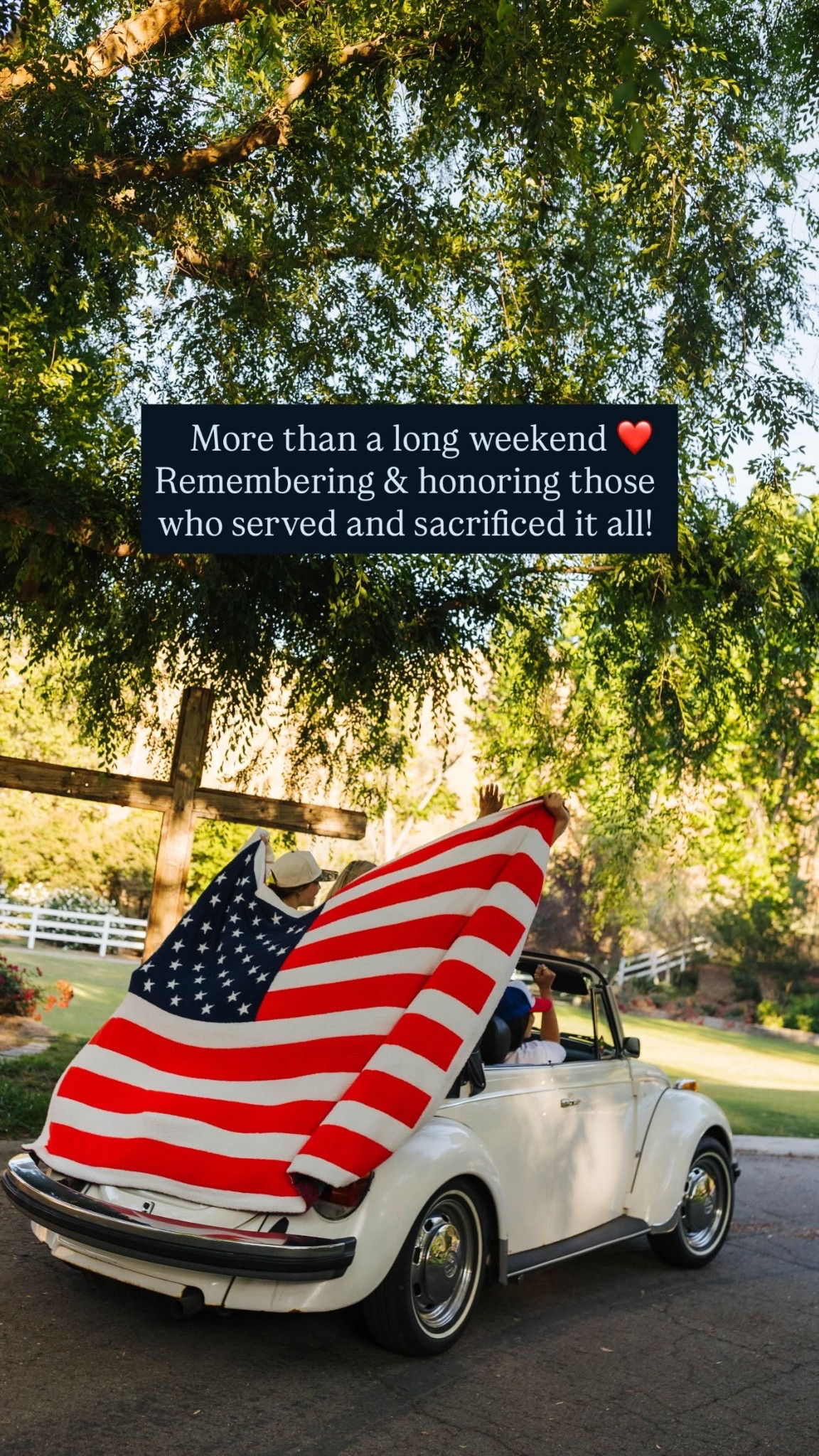 More than a long weekend ❤️ Remembering & honoring those who served and sacrificed it all!