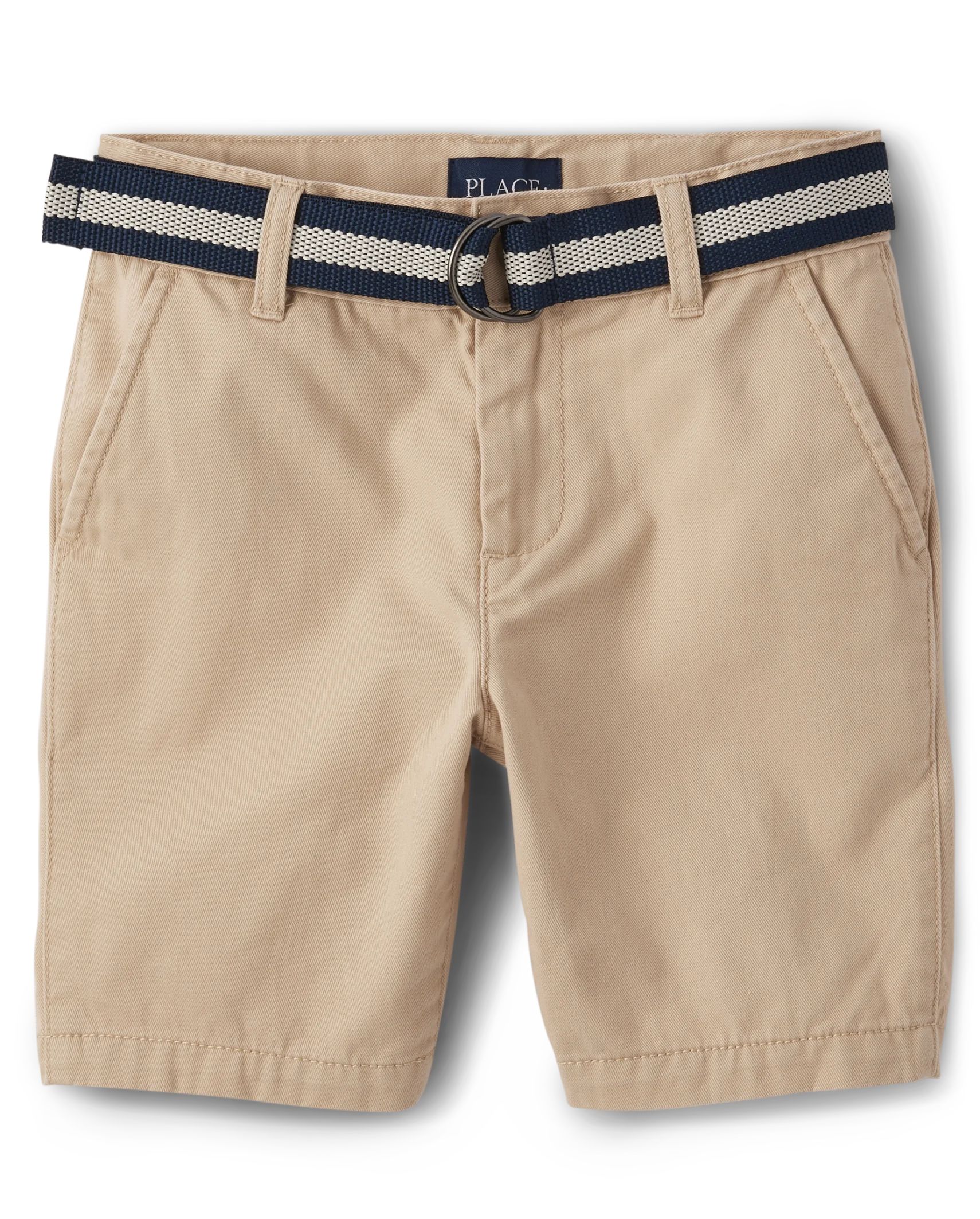 Boys Belted Chino Shorts - toast | The Children's Place