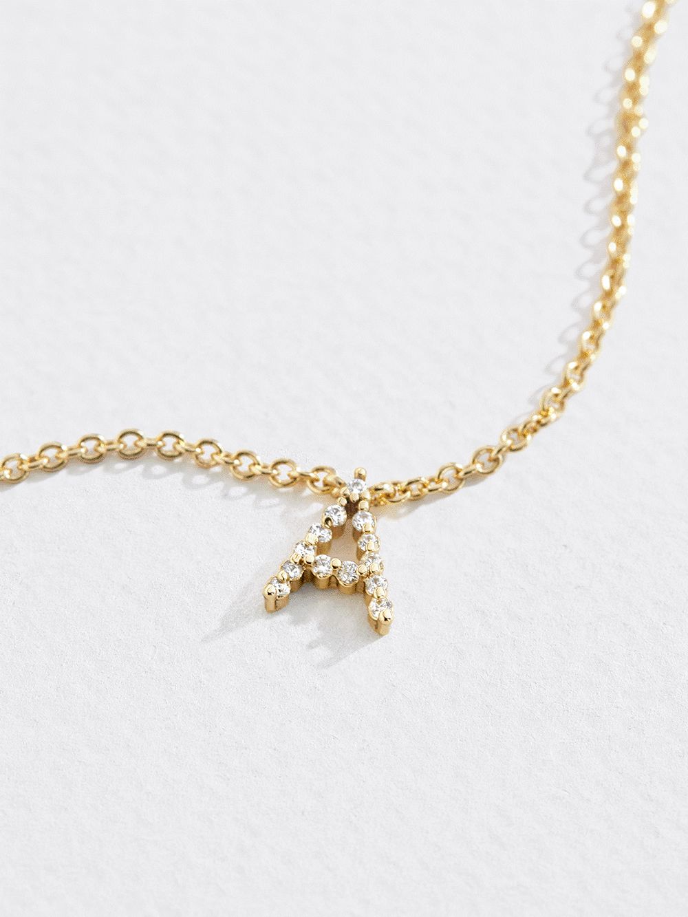 Nora Cubic Zirconia Initial Necklace | BaubleBar (US)