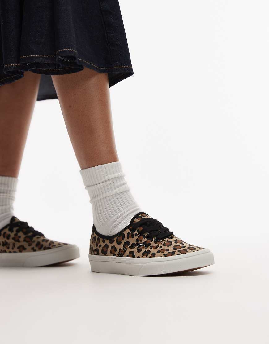 Vans Authentic trainers in leopard print-Multi | ASOS (Global)