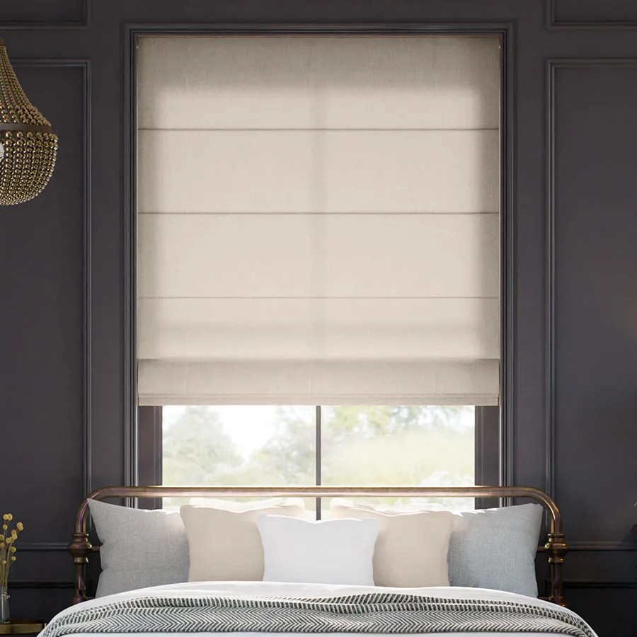 Coastal Roman Shades | Breezy Fabric Roman Blinds for Windows | SelectBlinds | Select Blinds
