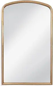 Bassett Mirror Company M4218 Brookings Leaner Mirror Antique Gold Leaf, 52" L x 1.75" W x 86" H | Amazon (US)