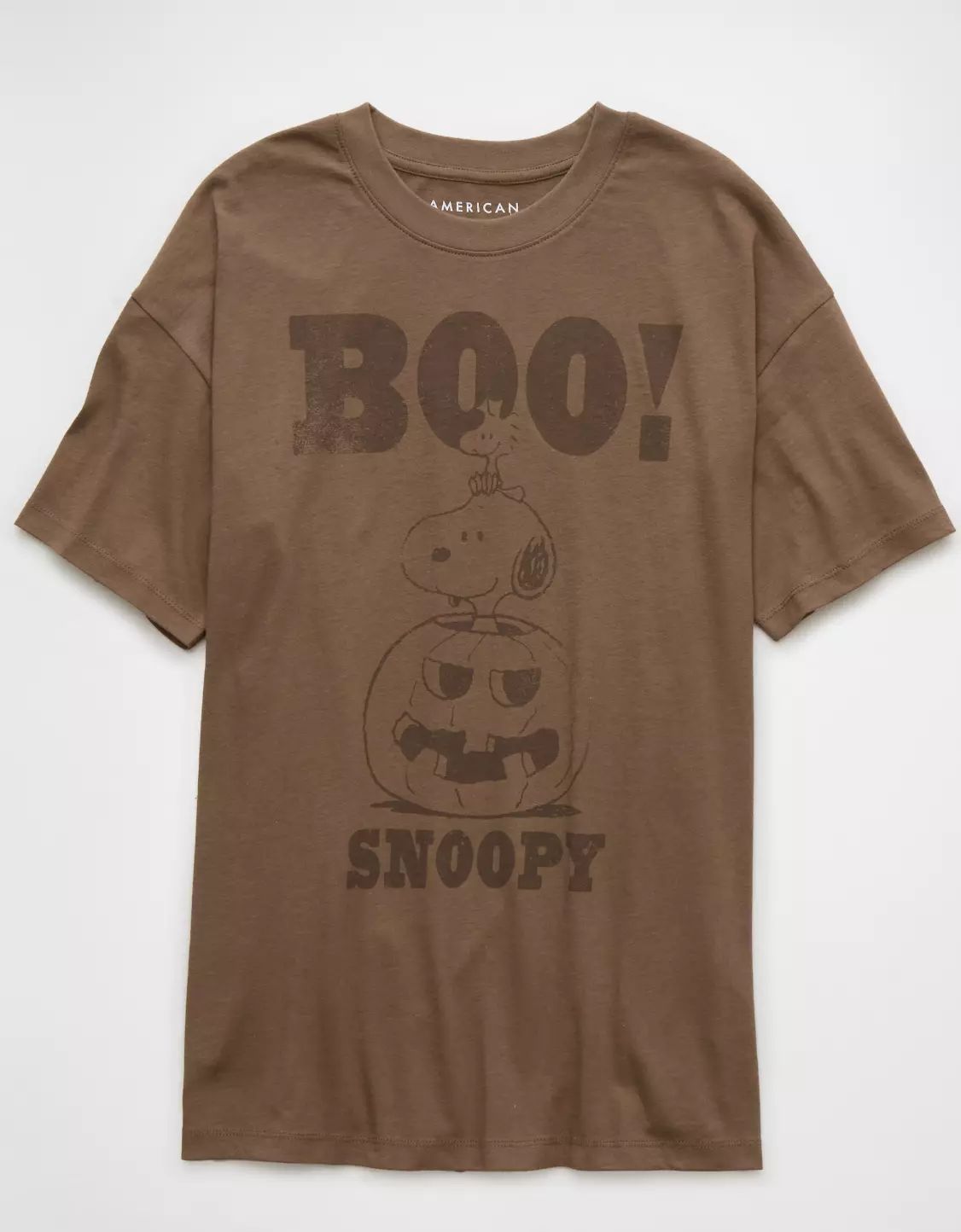 AE Oversized Snoopy Halloween Graphic T-Shirt | American Eagle Outfitters (US & CA)