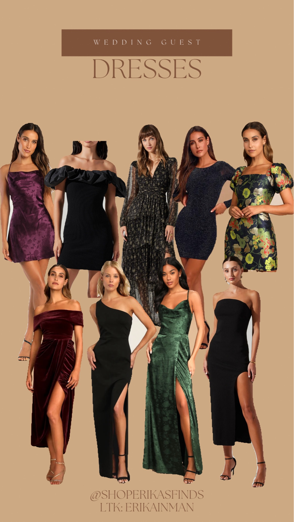 Wedding guest dresses 🍂✨

#LTKParties #LTKStyleTip #LTKWedding