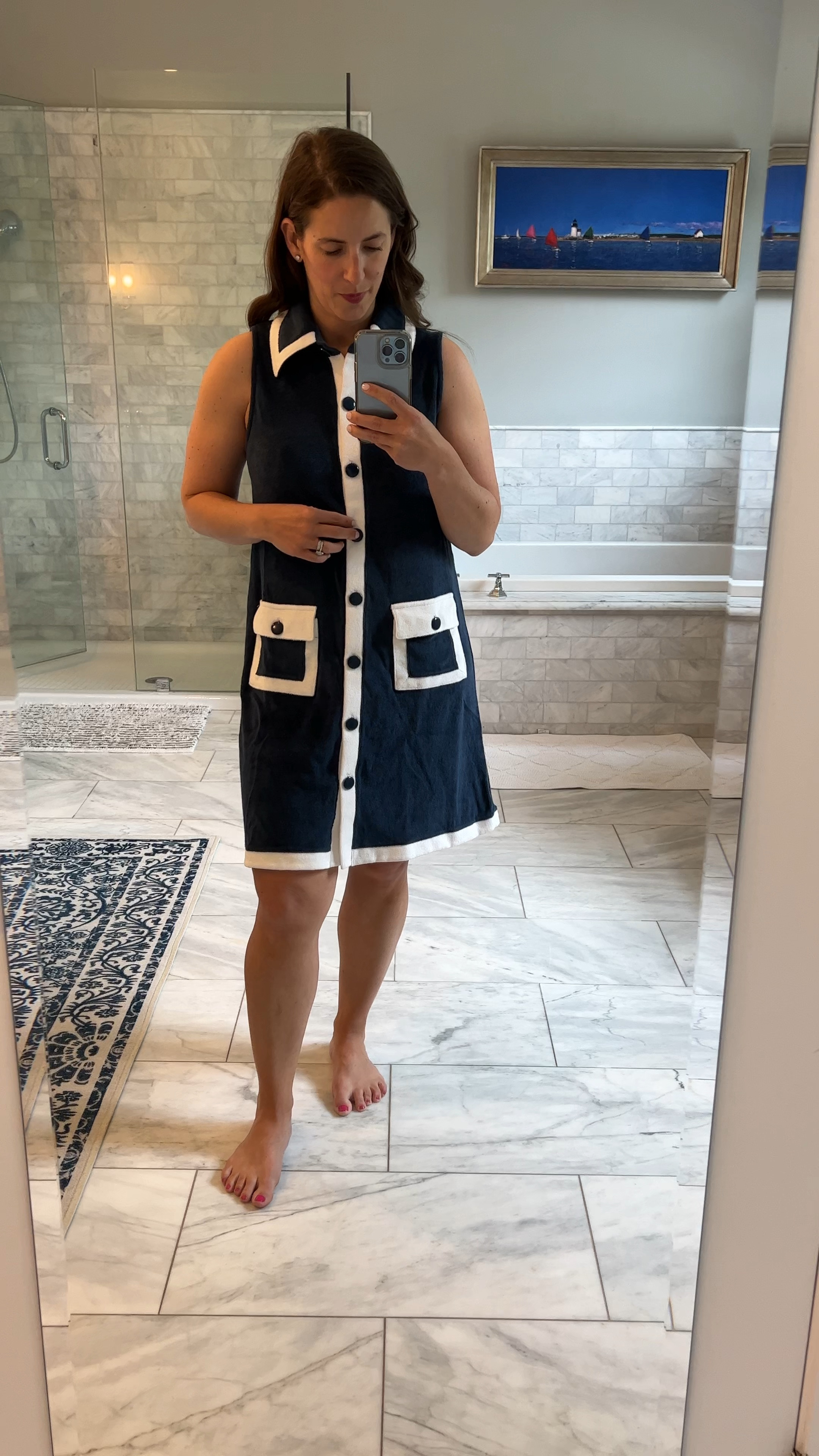 Lake x Atlantic pacific collab terrycloth cover up dress! I sized down in this one- reminds me of a Juicy cover up I had 15 years ago in the best possible way 😉