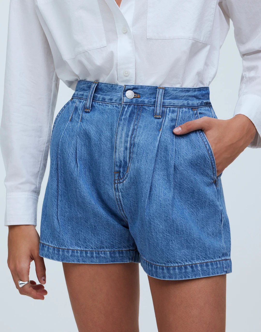 The Harlow Jean Short in Saltzman Wash | Madewell