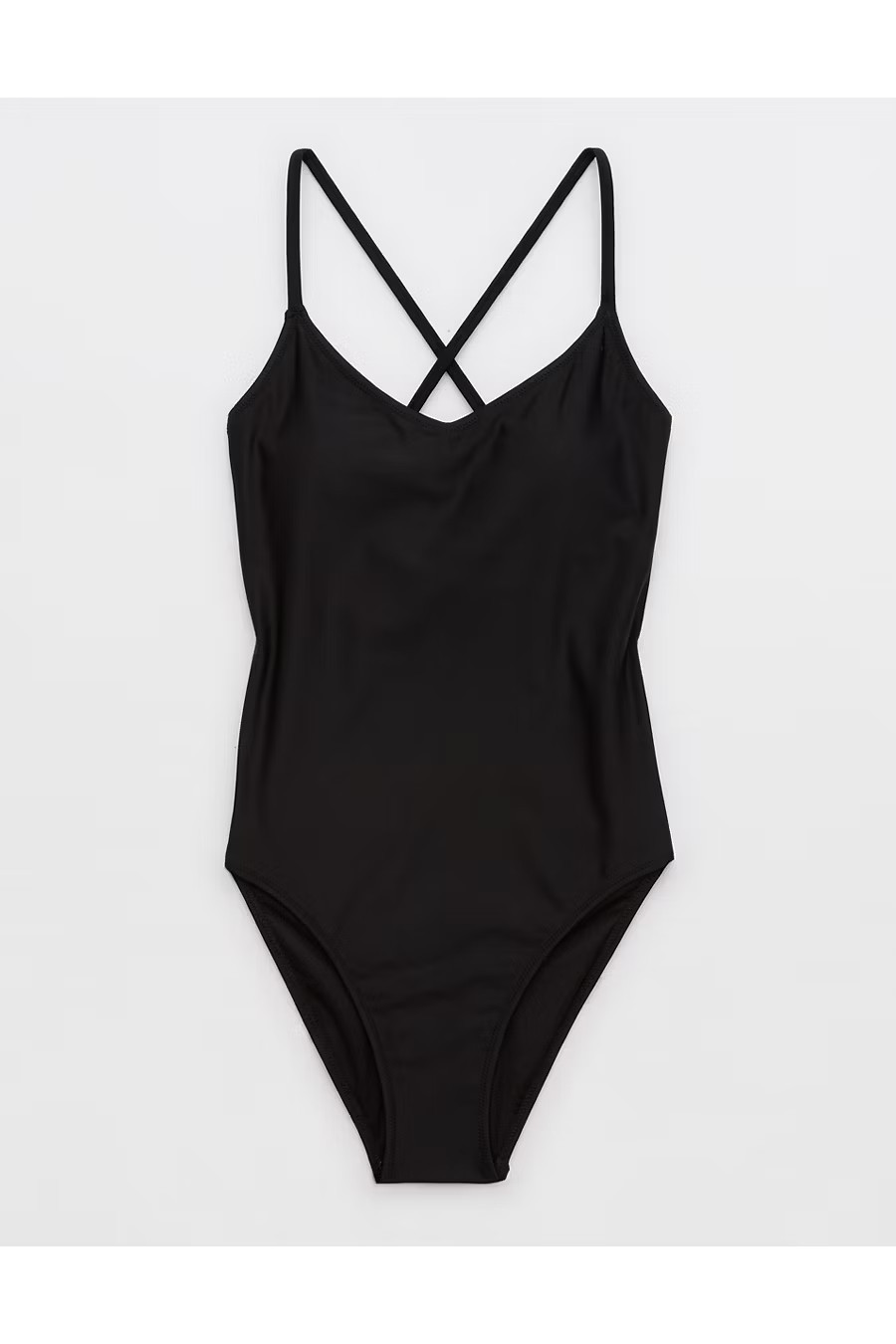 Aerie The Surfer One Piece Swimsuit Women's True Black XL | Aerie