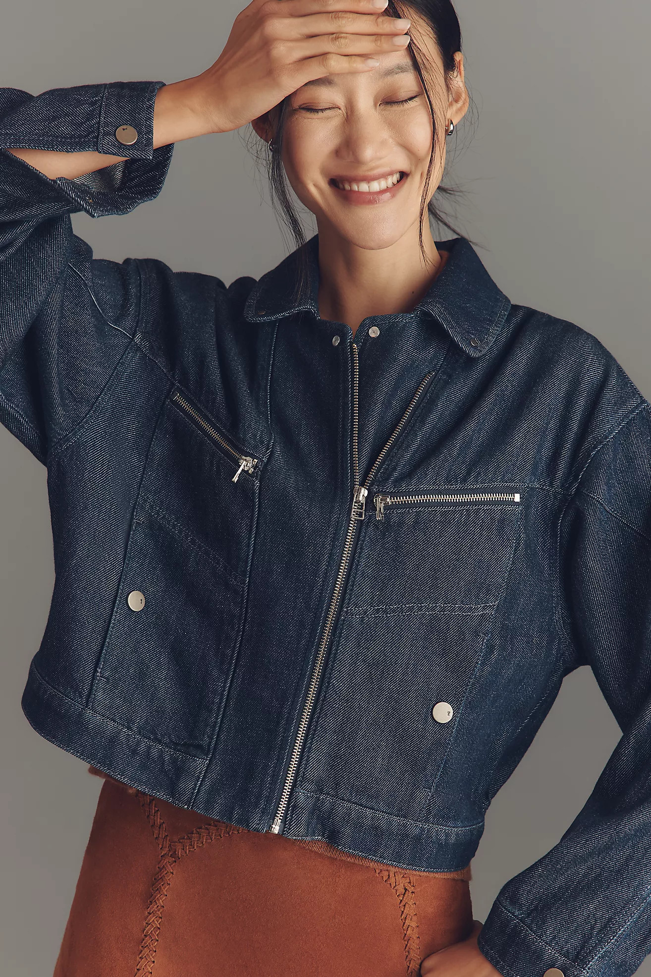 Pilcro Tidal Moto Utility Jacket | Anthropologie (US)