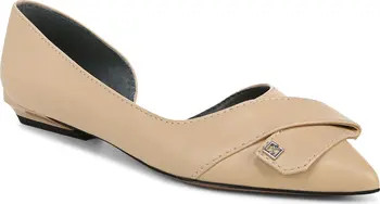 Elisha Half d'Orsay Pointed Toe Flat (Women) | Nordstrom