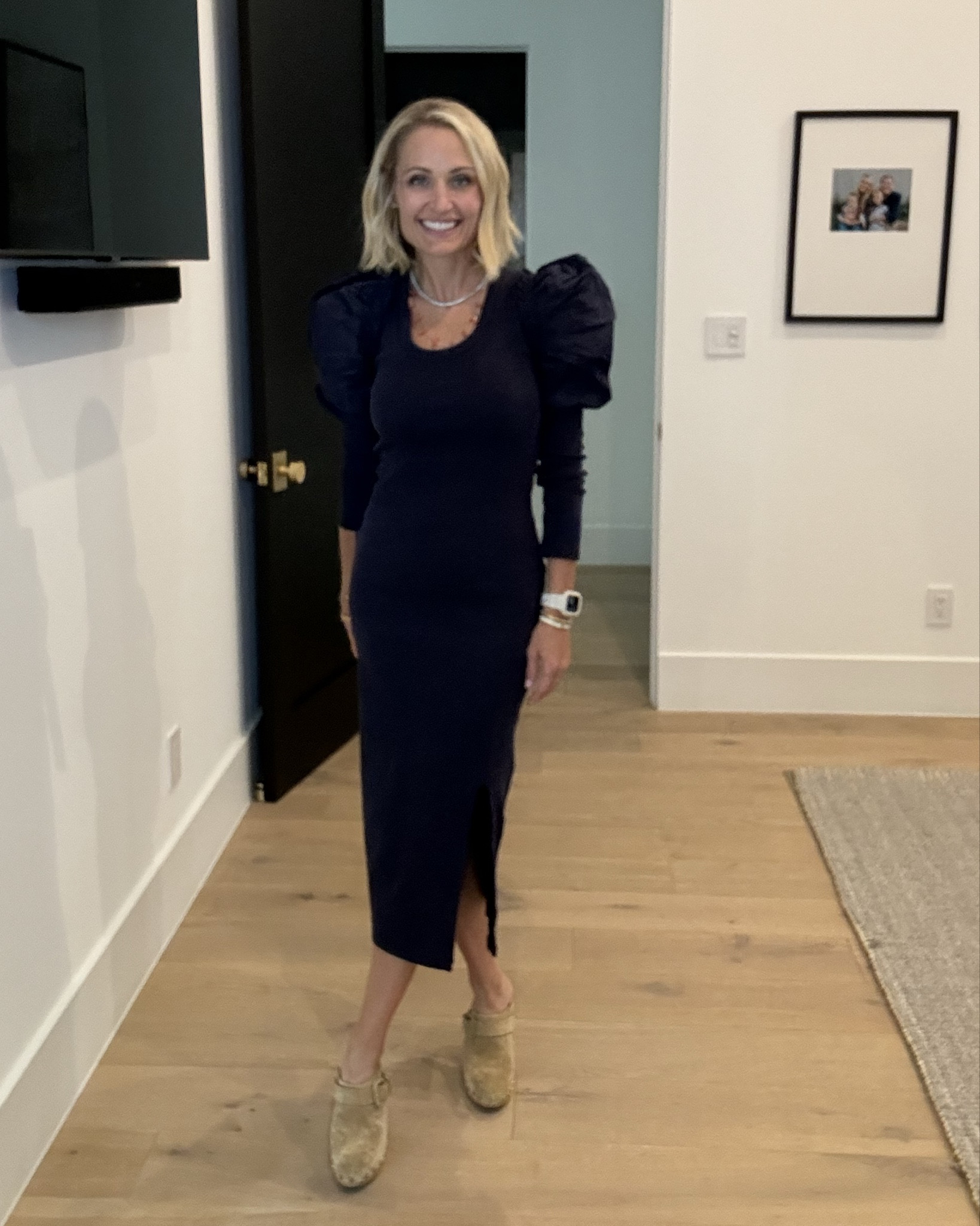 THE FALL DRESS!!!! Puff sleeve, check!