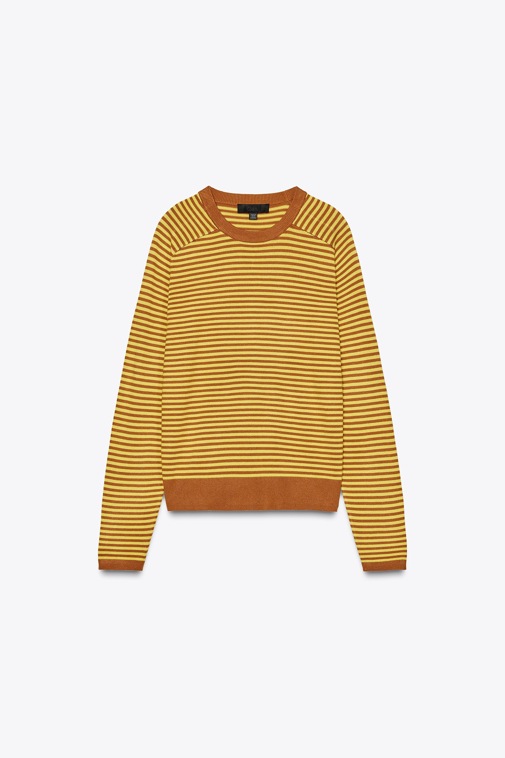 STRIPED KNIT SWEATER | Zara US