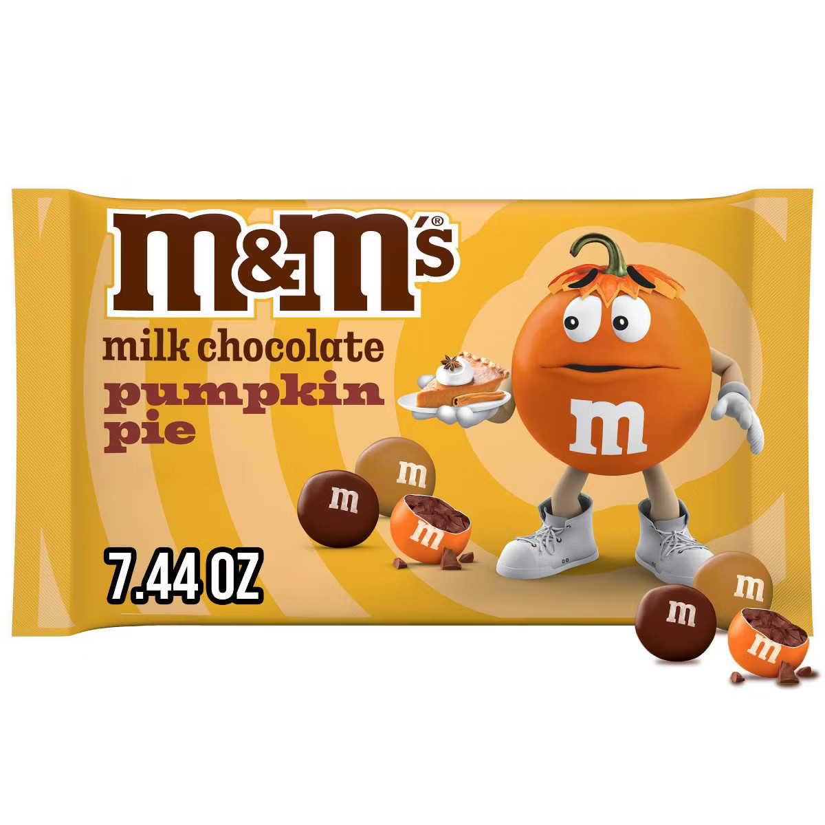 M&M's Halloween Milk Chocolate Pumpkin Pie Candy - 7.44oz | Target