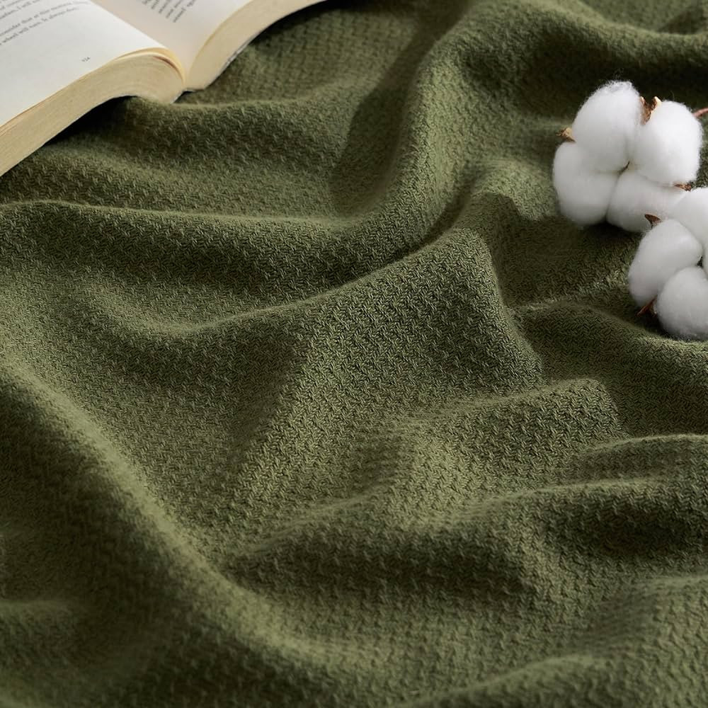 Bedsure GentleSoft 100% Cotton Blanket Queen Size for Bed - Breathable and Lightweight, Soft Cozy... | Amazon (US)