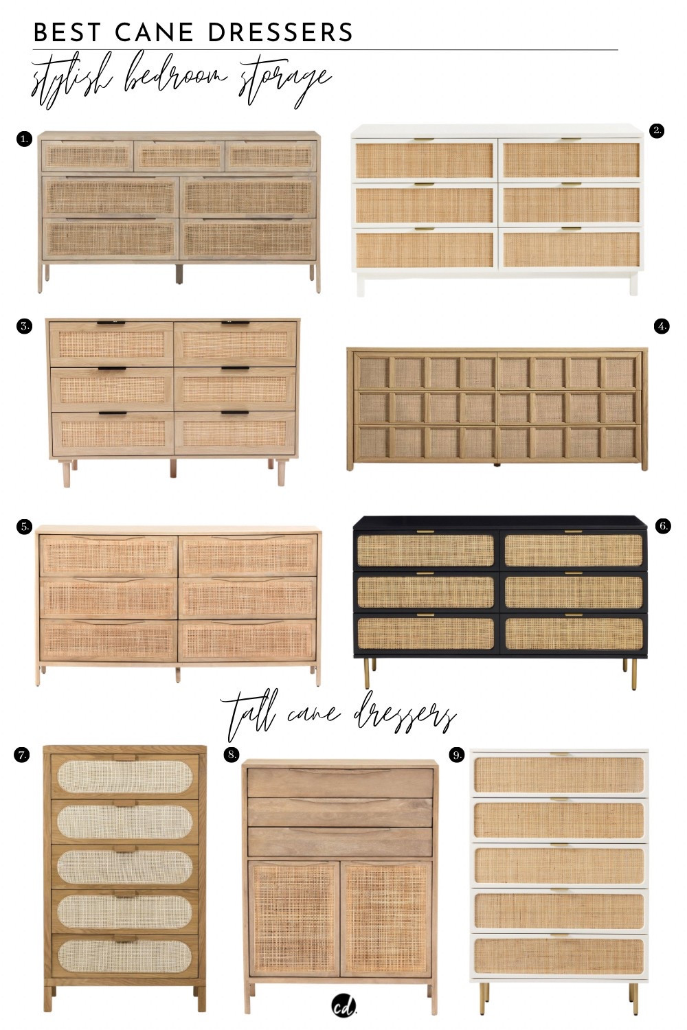 Best Cane Dressers: Stylish Bedroom Storage 

#LTKHome