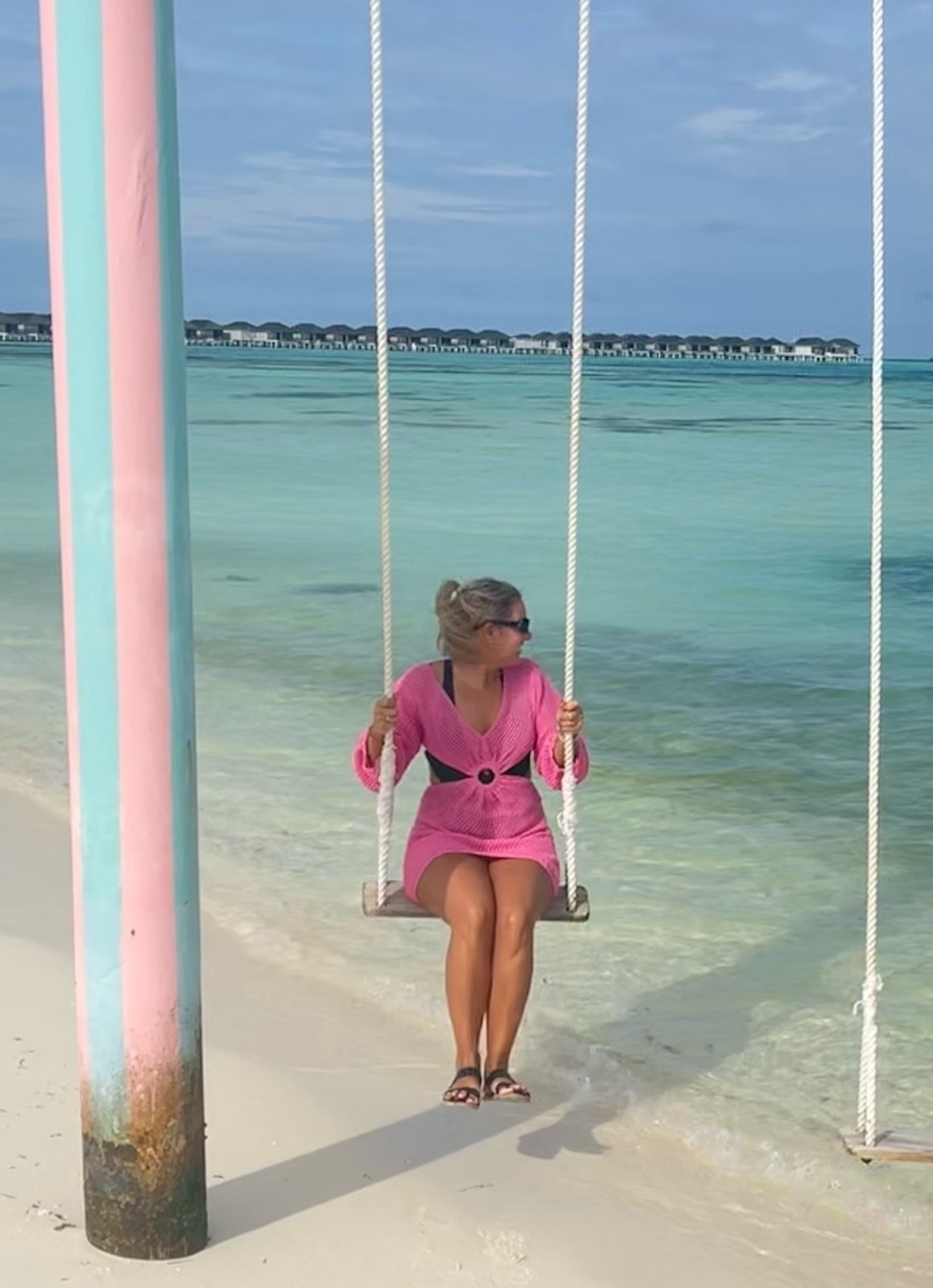 Comfy pink coverup! 
Amazon 
Drawstring waist to make tighter 
Wearing medium 
Not see through. Super cute to wear to breakfast or lunch over bikini 
#resortwear #maldives #amazon #swim

#LTKtravel #LTKunder50