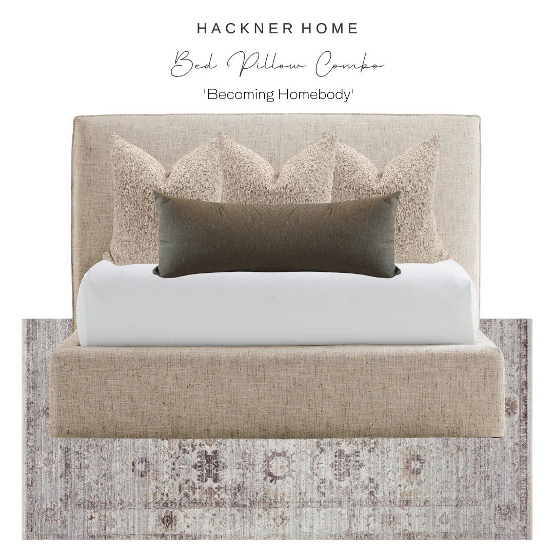 Bed Pillow Combo 'Becoming Homebody' | Hackner Home (US)