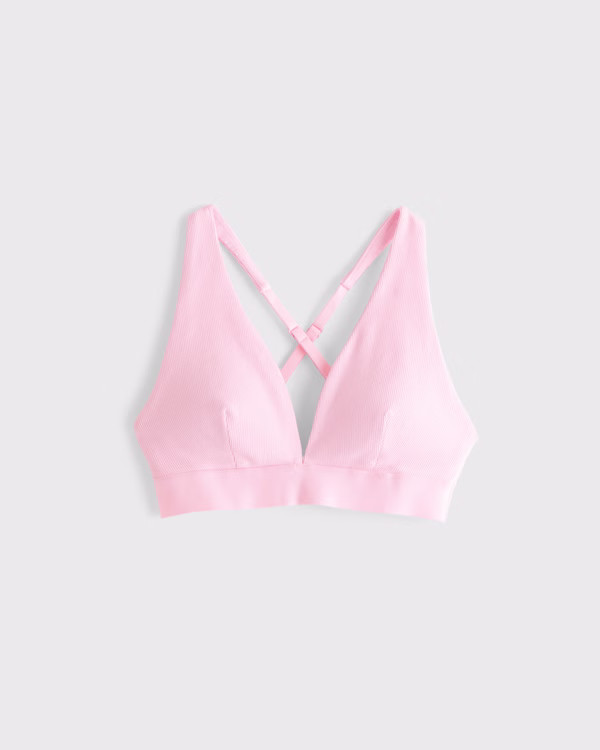 YPB Restore Rib Triangle Bra | Abercrombie & Fitch (US)