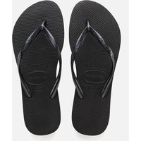 Havaianas Women's Slim Flip Flops - Black - UK 6/7 | The Hut (Global)