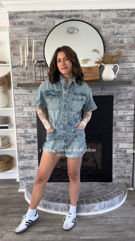 Sharing 5 ways to style your Sambas this spring. How cute is this denim romper?! See sizing below and for my samba hack!

SIZING:
• Wearing a small in this top
• Wearing a medium in this jumpsuit
• Wearing a kids size 6.5 in my Sambas sneakers which is equivalent to a women’s size 8

The perfect mom outfit, spring outfit idea, mom outfit idea, casual outfit idea, spring outfit, sambas outfit, style over 30, layered outfit idea, sneaker outfit idea, free people style

#momoutfit #momoutfits #dailyoutfits #dailyoutfitinspo #whattoweartoday #casualoutfitsdaily #momstyleinspo #styleover30 #sneakeroutfits #sambasneakers #freepeoplestyle 


#LTKfindsunder50 #LTKshoecrush #LTKfindsunder100