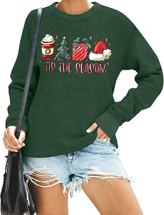hohololo Sweat-shirt de Noël pour femme - Pull de Noël - Pull de Noël | Amazon (FR)