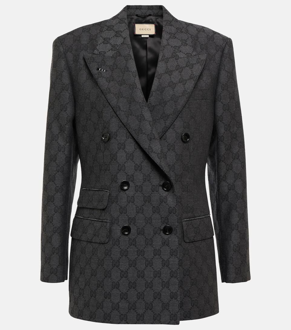 GG double-breasted wool blazer | Mytheresa (INTL)