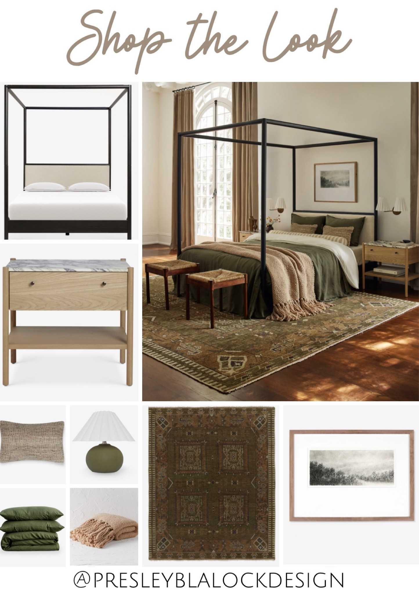 Interior Design / Fall Bedroom / Bedroom Decor / Lulu and Georgia / Area Rug / Canopy Bed / Nightstand / Duvet Cover / Throw Pillow / Decorative Pillows / Home Decor / Shop the Look 

#LTKstyletip #LTKhome #LTKSeasonal