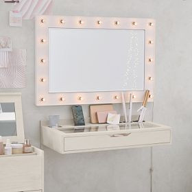 Marquee Light Wall Mirror (36"x24") | Pottery Barn Teen