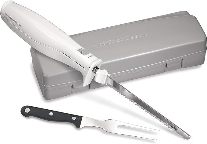 Hamilton Beach Electric Knife Set for Carving Meats, Poultry, Bread, Crafting Foam & More, Recipr... | Amazon (US)