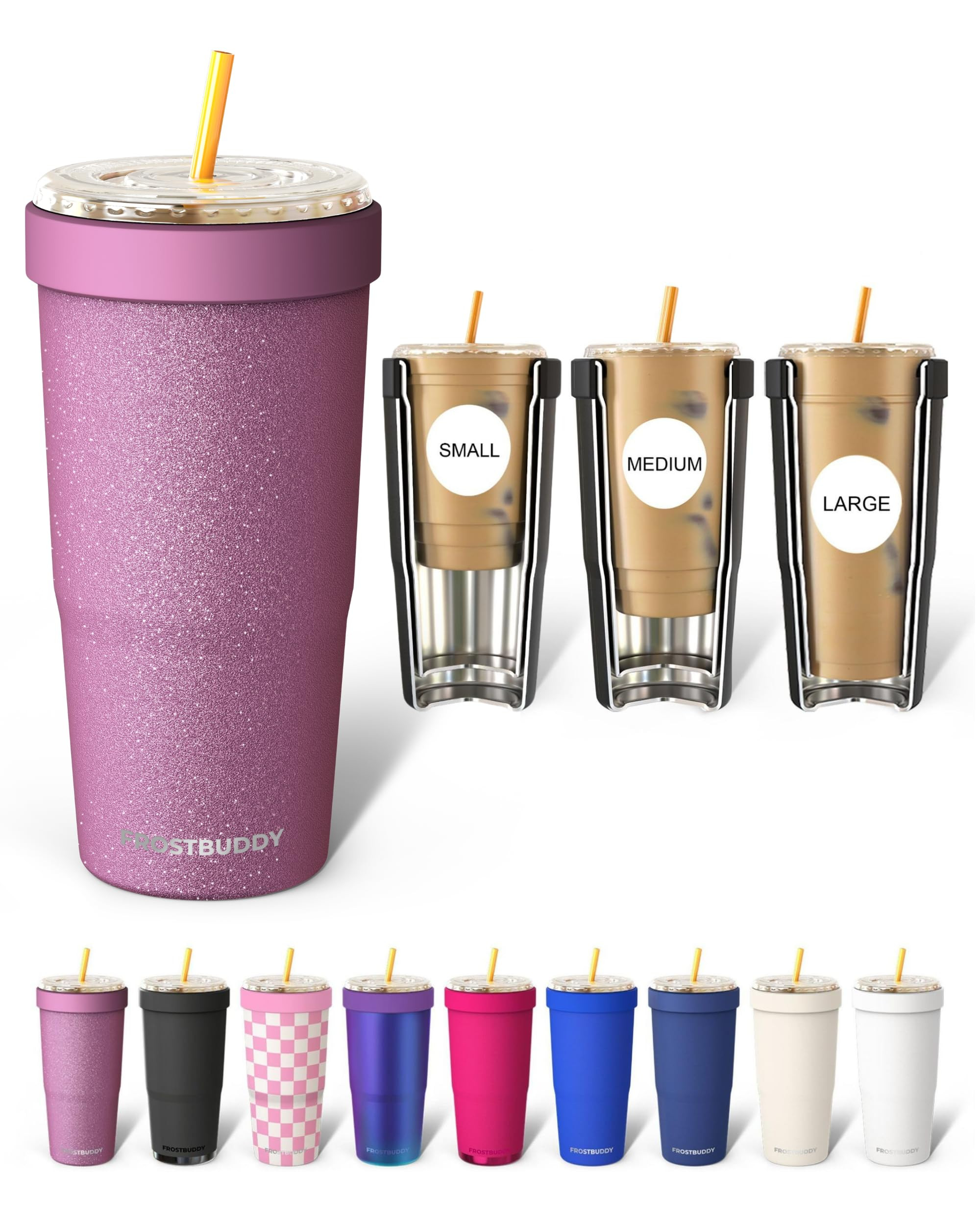 Frost Buddy Togo Buddy | 30 oz Stainless Steel Vacuum Insulated Tumbler | To Go Coffee Cup – Ic... | Amazon (US)