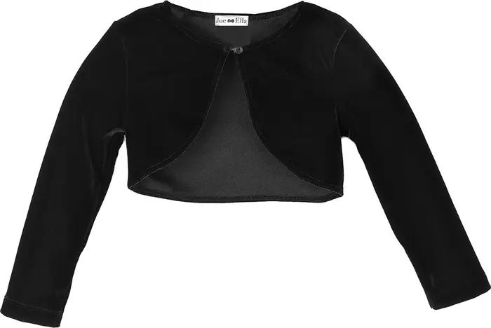 JOE-ELLA Kids' Velvet Bolero | Nordstromrack | Nordstrom Rack