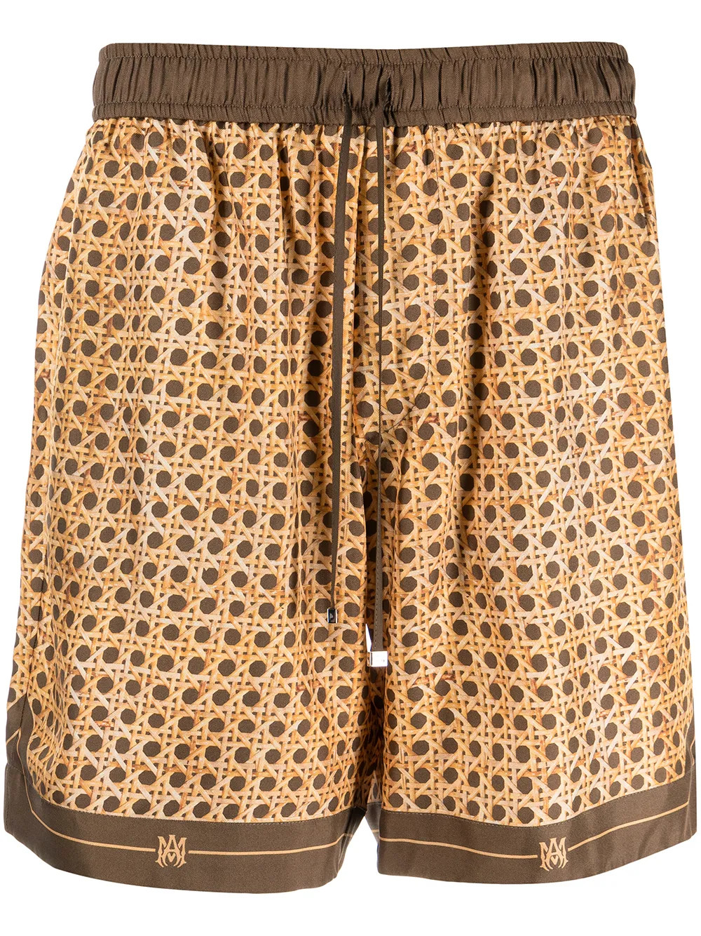 short Amiri Weave Pattern en soie | Farfetch Global