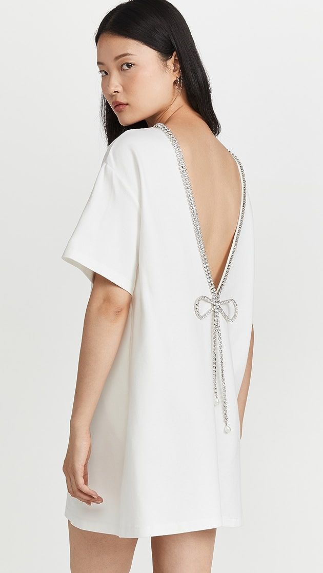 Crystal Bow T-Shirt Dress | Shopbop