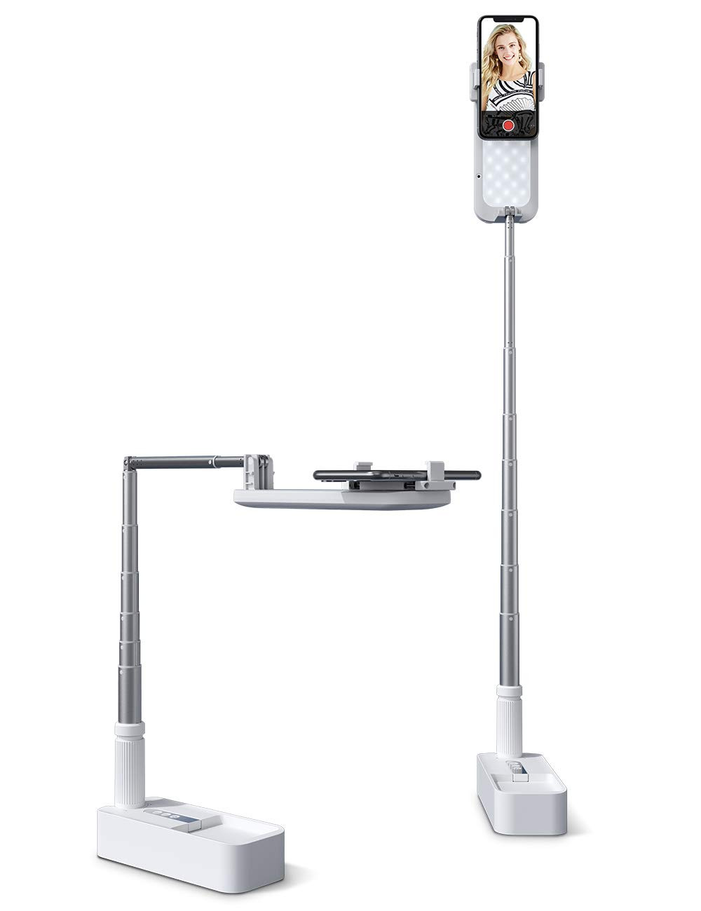 Viozon Extendable Selfie Stand 360° Rotation with Phone Holder, Rechargeable Wireless Foldable 7... | Amazon (US)