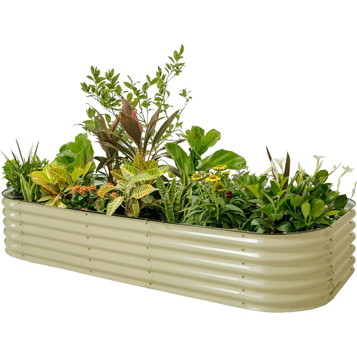 Vego Garden 17" Tall 10 In 1 Modular Metal Outdoor Raised Garden Bed & Reviews | Wayfair | Wayfair North America