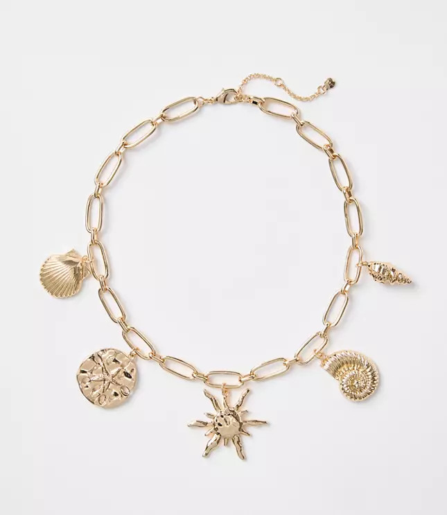 Seashell Statement Necklace | LOFT