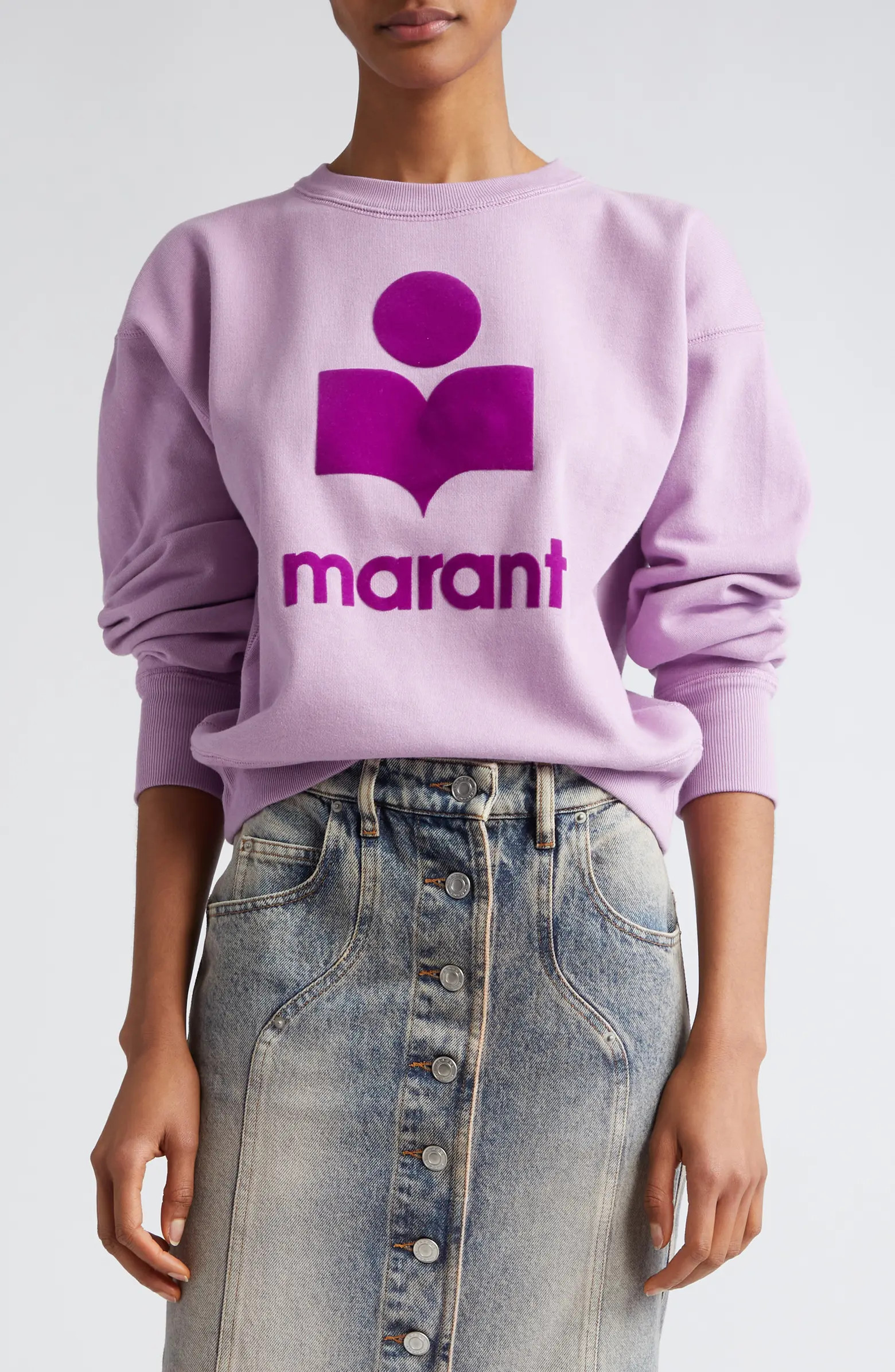Mobyli Logo Cotton Sweatshirt | Nordstrom