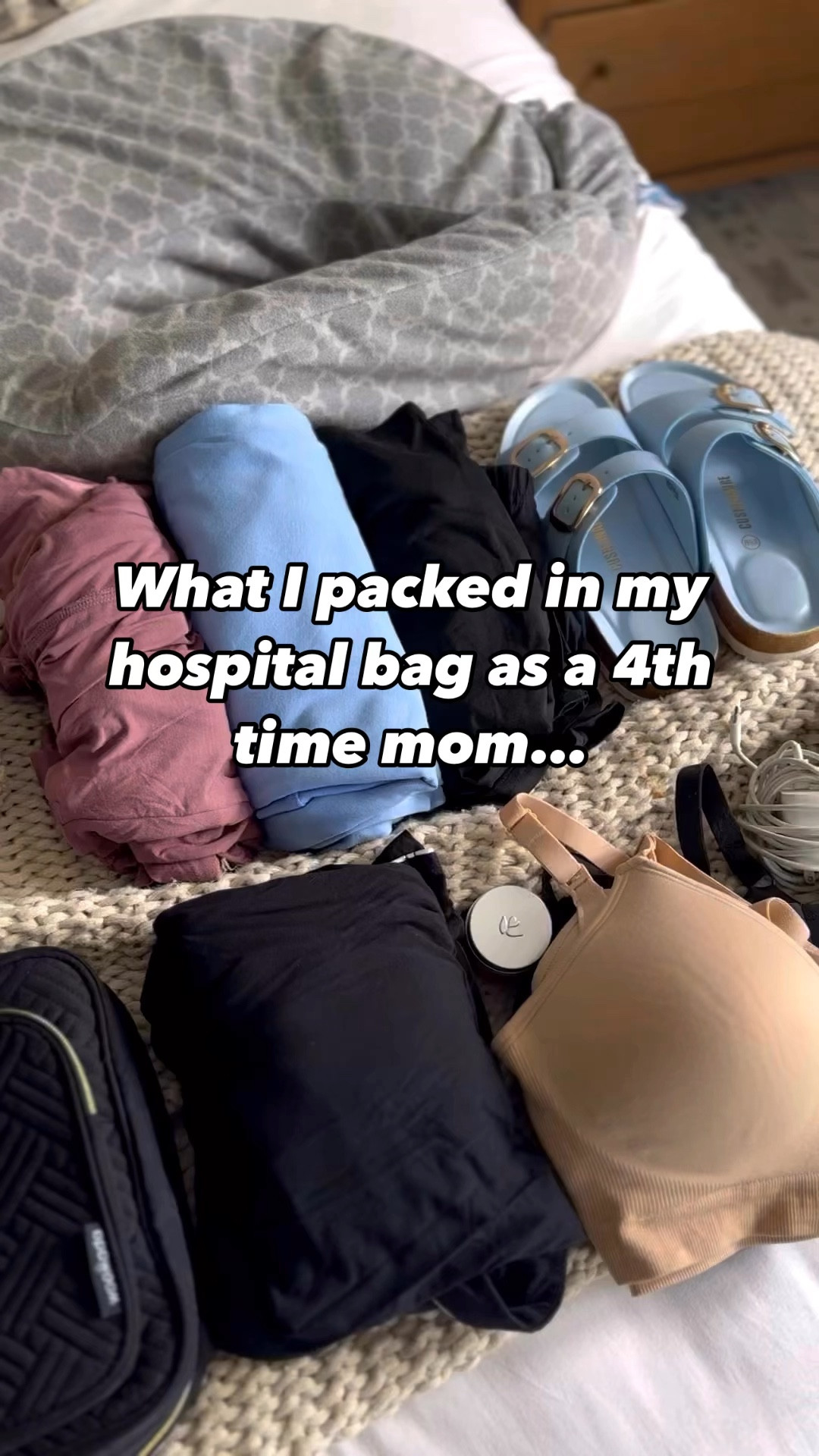What I packed in my hospital bag for me and baby as a 4th time mom! 



#LTKVideo #LTKBaby #LTKBump