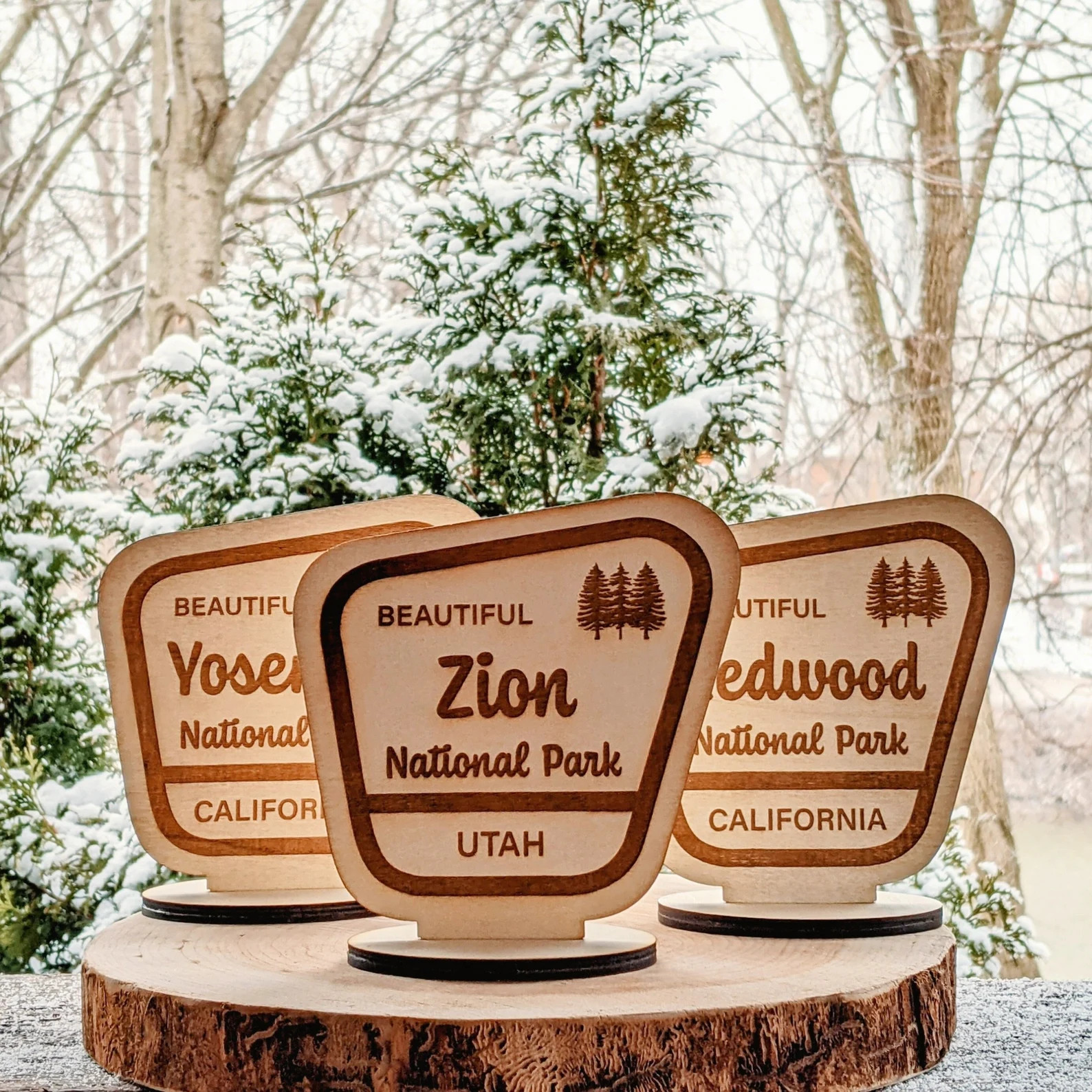 National Park Table Numbers - Laser Engraved Wood Signs for Weddings & Other Events | Etsy (Global)