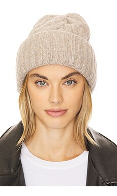 Free People Coast Line Beanie in Oatmeal from Revolve.com | Revolve Clothing (Global)