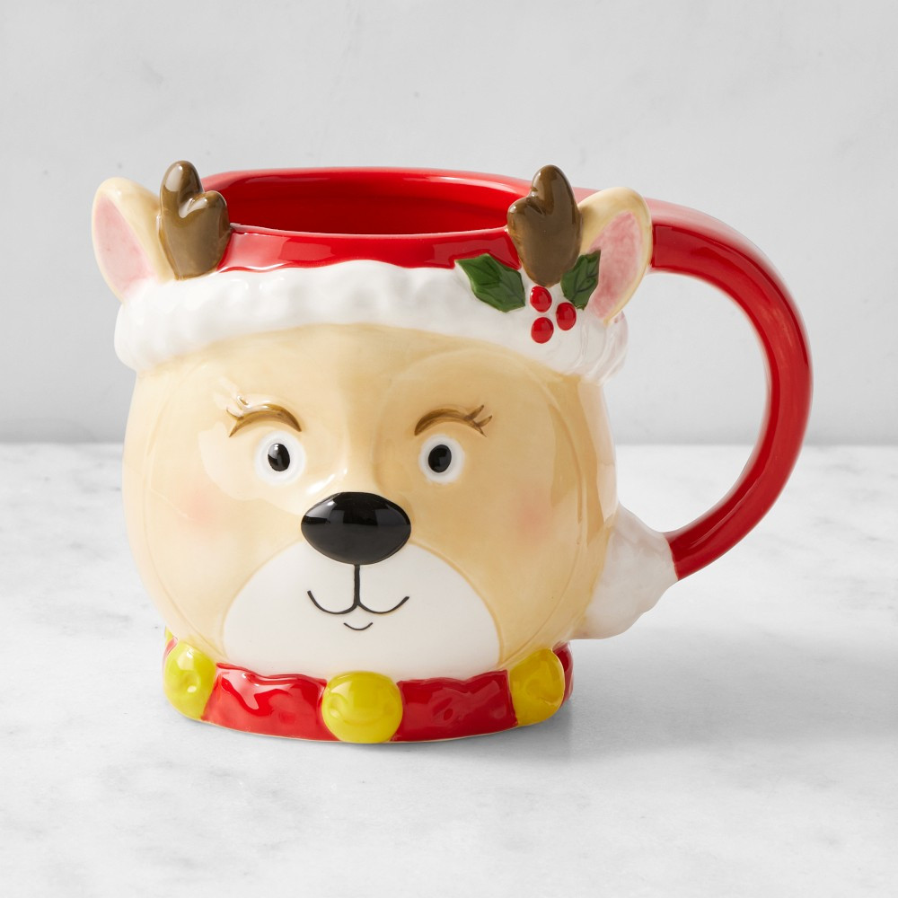 Reindeer Figural Mug | Williams-Sonoma