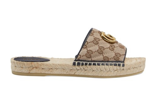 Women's GG matelassé canvas espadrille sandal | Gucci (US)