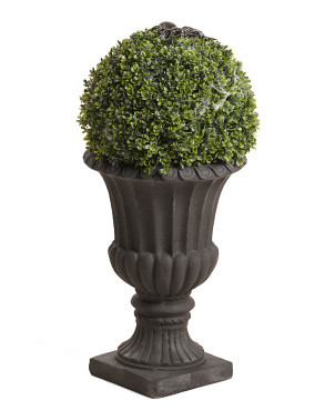 29in Topiary Porch Pot With Led Lights | Plants & Planters | Marshalls | Marshalls