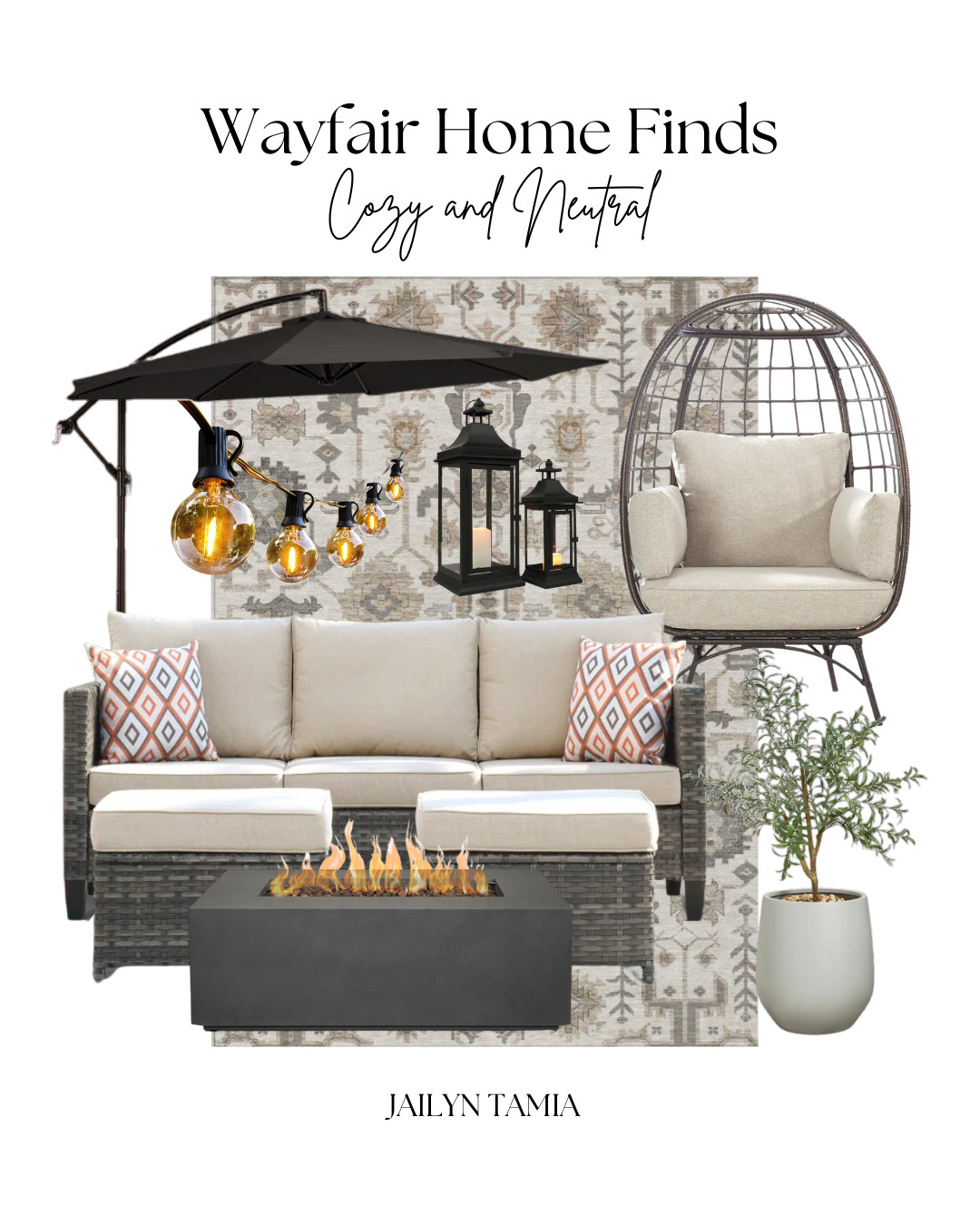 Wayfair Home Finds - Cozy and Neutral // Wayfair, Wayfair Rug, Wayfair Home, Wayfair Furniture, Wayfair Couch, Wayfair Outdoor, Wayfair Patio, Patio, Patio Furniture, Patio Decor, Patio Furniture Set, Patio Rug, Patio Umbrella, Patio Set, Patio Chairs, Outdoor Furniture, Outdoor Rug, Outdoor Planter, Outdoor, Outdoor Patio, Outdoor Chairs, Outdoor Umbrella, Egg Chair 

 #LTKSeasonal #LTKHome #LTKFamily