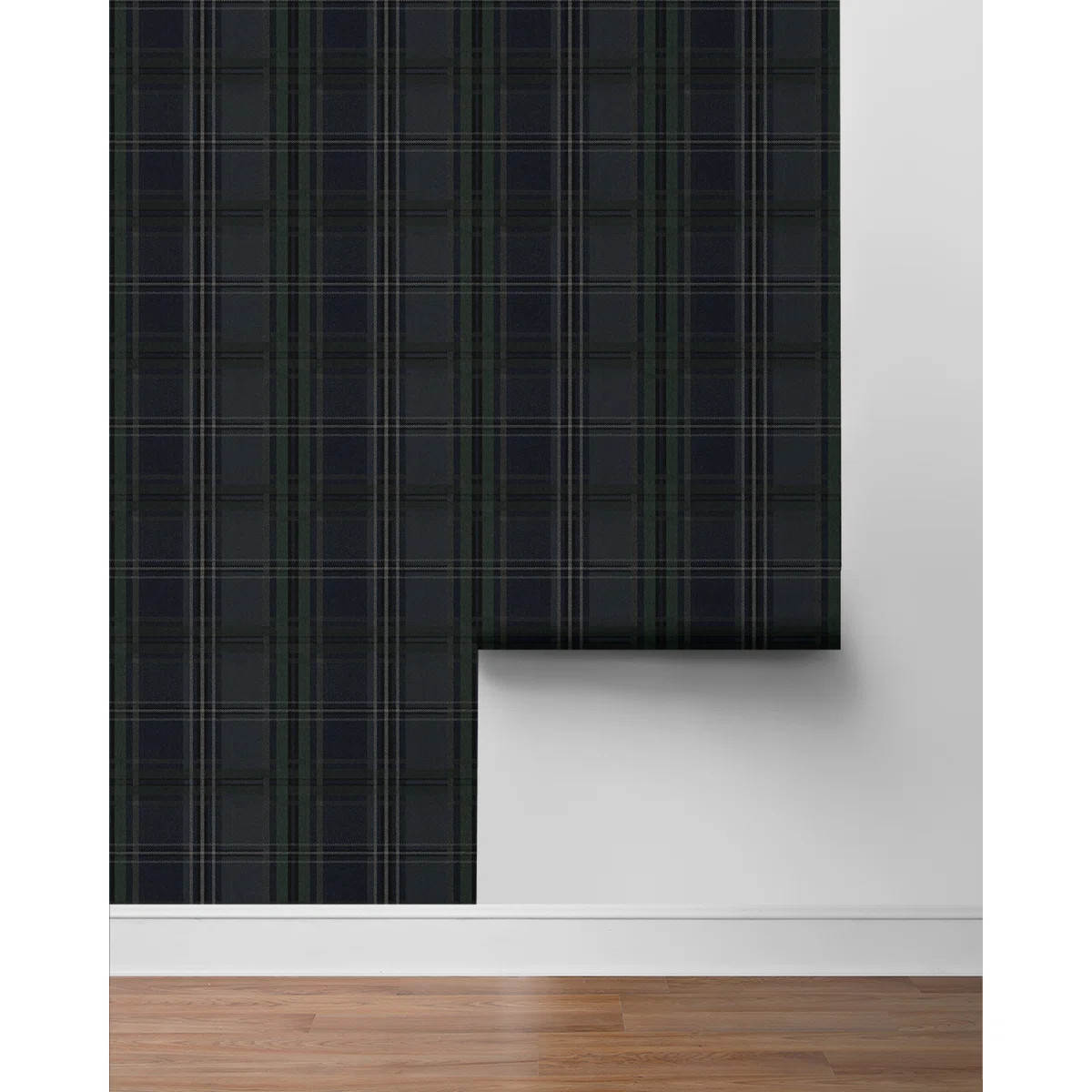 Athena Peel & Stick Plaid Roll | Wayfair North America