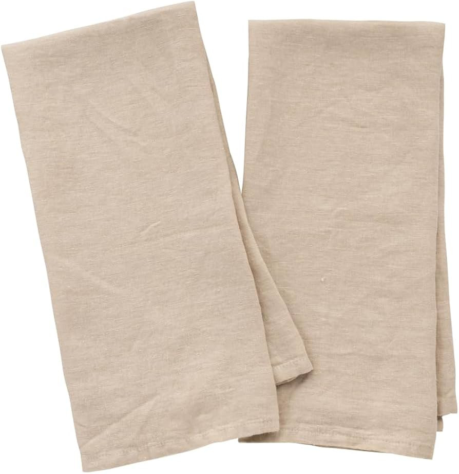 Linen Towels for Baking Bread, 100% Linen Kitchen Towel, Bar Towel for Kitchen -18x28 Inch-Stonew... | Amazon (US)