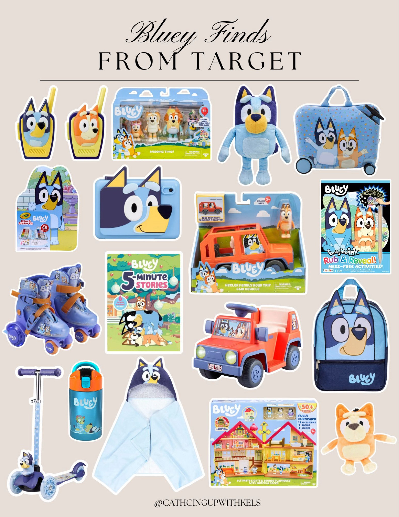 Bluey fans unite! 💙 From plush toys to books and fun playsets, these Target finds are perfect for every Bluey lover in your life. 🐾 Shop now for gifts your little ones will adore! #BlueyToys

#LTKKids #LTKBaby