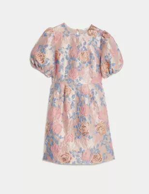 Floral Dress (7-16 Yrs) | M&S Collection | M&S | Marks & Spencer IE