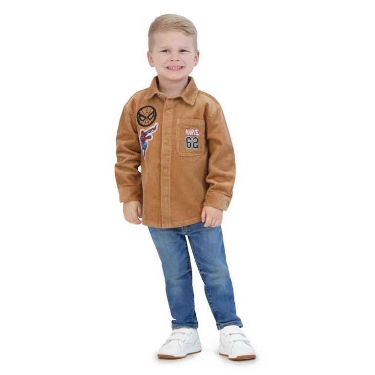 Spider-Man Toddler Boy Shacket, Sizes 12M-5T | Walmart (US)